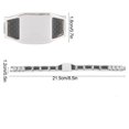thumbnail image 4 of Titanium Steel Magnet Bracelet Waterproof Healthy Care Fatigue Relief Reduce Pain for Men Silver, 4 of 5