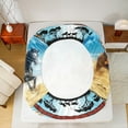 thumbnail image 5 of Castle Fairy Teens Boys Girls Galloping Horse Twin Sheet Sets,Tribal Aztec Bedding, 5 of 7