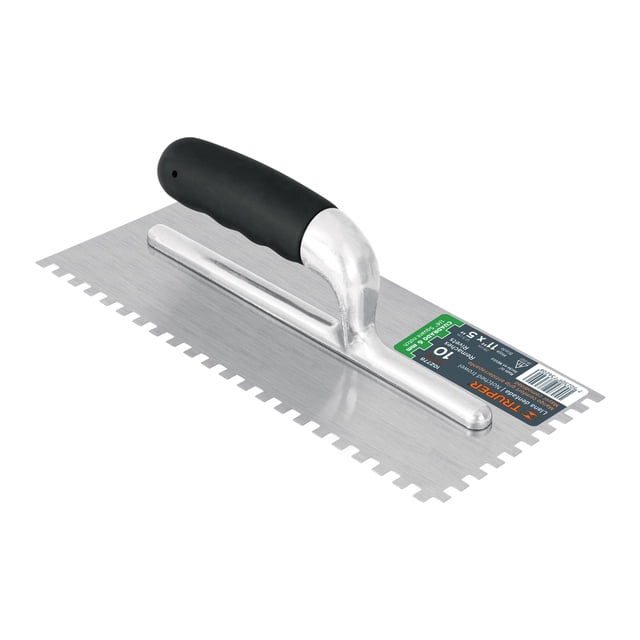 Llana 11' dentado cuadrado Truper 1/4' 10 remaches mango comfort grip