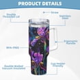 thumbnail image 5 of Pofeuu Starry Night Iris Field Print 40oz Ice Bully With Handle And Straw Stainless Steel Vacuum Insulated Cup And 2 In 1 Straw Lid, 5 of 8