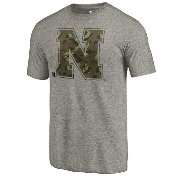 Men's Gray Nebraska Huskers Prestige Tri-Blend T-Shirt