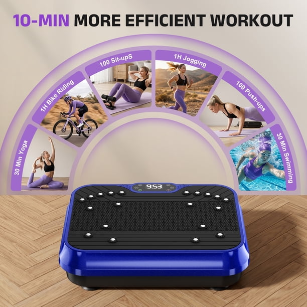 Bigzzia Full Body Fitness Vibrator Vibration Plate Exercise