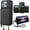 Black, variant on for MagSafe Crossbody Wallet Case Compatible with iPhone 14 Pro Max, RFID Blocking Protective Purse Case with Card Slots Holder Kickstand Wrist Strap Lanyard Zipper 6.7 Inch 5G (Black)