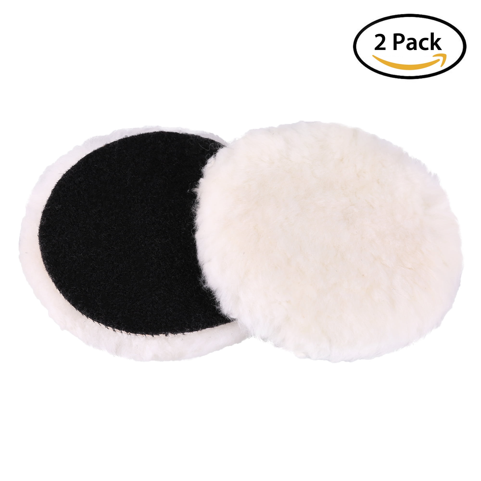 7Inch Wool Polishing Pads Car Auto Hook and Loop Buffing Pads, Used