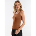thumbnail image 5 of ANRABESS Tank Tops for Women Wool Blend Sweaters Sleeveless Casual Summer Fitted Shirts 2026 Spring Beach Vacation Clothes Dark Caramel Large, 5 of 8