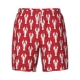 thumbnail image 5 of Rocae Cartoon Lobster for Men's Swim Trunks Quick Dry With Two Side Pockets and One Lined Patch PocketSmall, 5 of 9