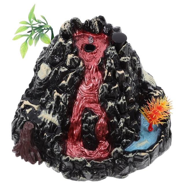 Simulation Electric Volcanic Eruption With Light And Sound Function Electric Volcano Model With Mist Spray