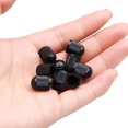 thumbnail image 2 of 10pcs Tire Valve Caps (Black), Plastic Car Tire Stem Dust Cover, with Seal Rings, Suitable for SUV, Motorcycle, Truck, Bicycle, 2 of 5