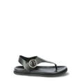 thumbnail image 2 of Time and Tru Women's Minimalist Buckle Sandals, 2 of 5