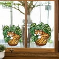 thumbnail image 4 of Cat Monstera Suncatcher Acrylic Ornament, Monstera Plant Window Hanging, Monstera Leaves Decor, Cat Lover, Plant Lover, Plant Lady Plant Mom, 4 of 4