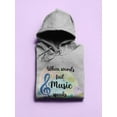 thumbnail image 3 of Words Fail Music Speaks Hoodie Women -Smartprints Designs, Female 3X-Large, 3 of 4
