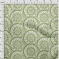 thumbnail image 4 of oneOone Polyester Spandex Light Green Fabric Asian Block Mandala Sewing Material Print Fabric By The Yard 56 Inch Wide, 4 of 4