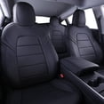 thumbnail image 6 of EKR Custom-Fit Tesla Model 3 Car Seat Covers for Tesla Model 3 2017-2023Long Range, Mid Range,Performance, Standard- Full Set ,Full Set Waterproof Leatherette(Black), 6 of 6