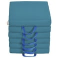 thumbnail image 2 of SoftZone® Square Floor Cushion with Handle 6-Piece - Seafoam, 2 of 2