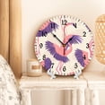 thumbnail image 3 of YladaFaie 10 Inch Kitchen Wall Clocks Retro Round Silent Battery Operated Quartz Wall Clock for Patio Home Bathroom Porch Pool Bedroom,Kids Room Large Number Easy to Read, 3 of 7