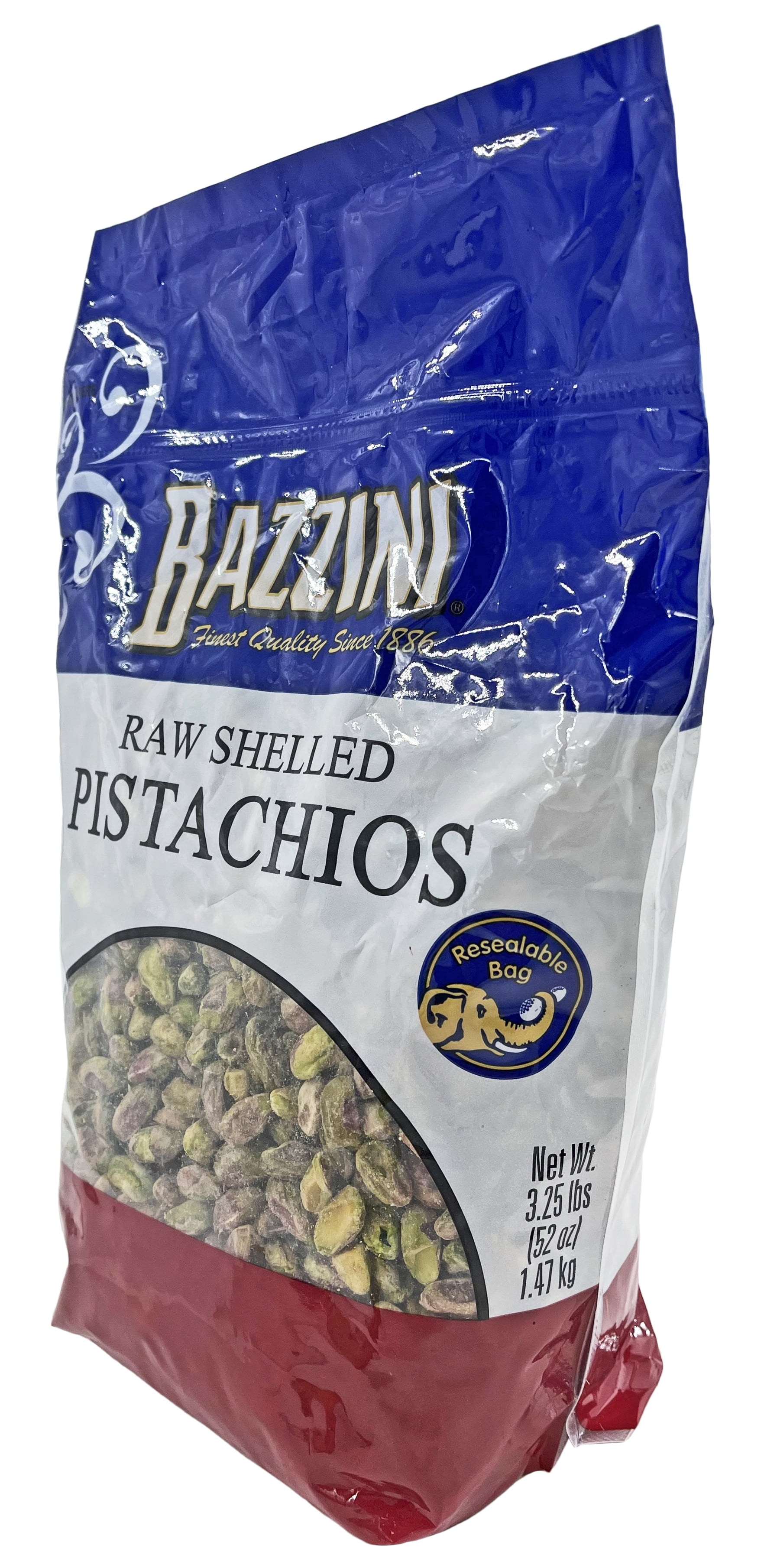 Bazzini Raw Shelled Pistachios | Kosher | 3.25 lb Bag