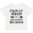 thumbnail image 3 of Inktastic Only the Best Nieces Get Promoted to Big Cousin Boys or Girls Toddler T-Shirt, 3 of 5