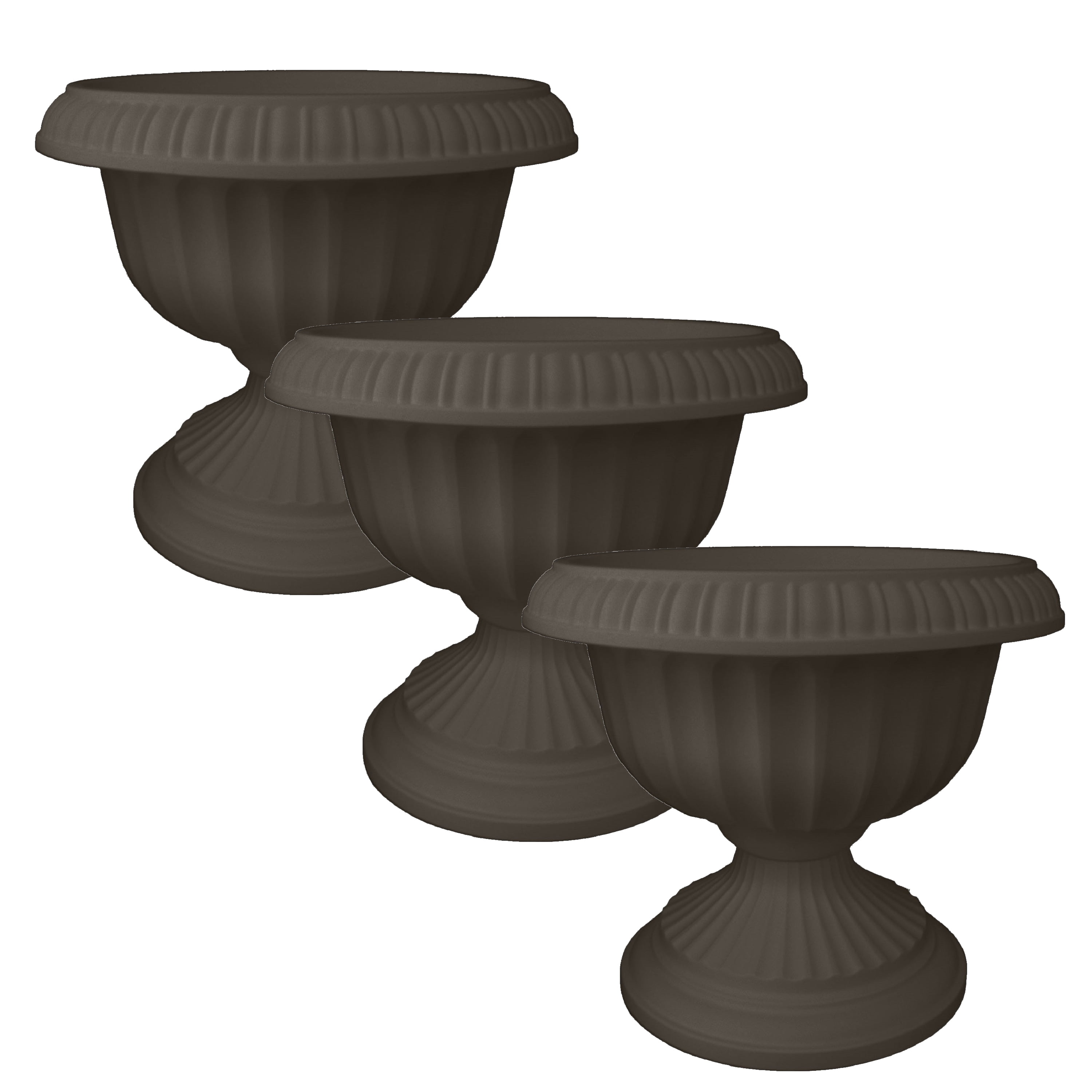 Bloem Grecian Urn Planter 12" White (3-Pack) - Walmart.com - Walmart.com