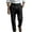 Black, variant on Nestiefly Men's Linen Pants Business Casual Linen Dress Pants Lightweight Straight Leg Dress Pants Summer Trousers White L