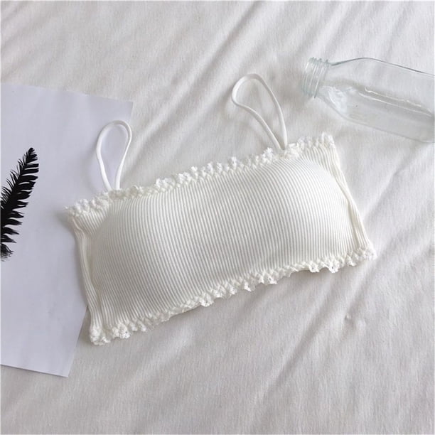EMM01 Camisole Brassiere Bras Free Sleep Chest Pad Thread Lingerie Women Full Cup Fitness Underwear Tube Top Breathable Push Up/Multicolor Gao Jiahui unisex
