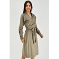 thumbnail image 2 of Vestido envolvente Roman Fashion /Juvenil, 1210 (Cafe) cafe G Roman Fashion V-ST-1210-CAFÃ, 2 of 6