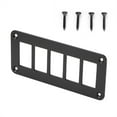 thumbnail image 1 of Lefu Rocker Switch Panel Housing Black Aluminium Switches Shell Bracket 2WAY-5WAY, 1 of 6
