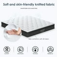 thumbnail image 6 of Queen Size Innerspring Mattresses, Queen Size Mattress,12 Inch Hybrid Mattress, Individually Pocketed Innerspring, Medium Firm, White Memory Foam Mattresses,Foam+Spring Bedroom Mattresses, 6 of 8