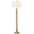 thumbnail image 4 of Safavieh Lighting Collection Reflections 58.5" Stacked Ball Floor Lamp, Brass, 4 of 5