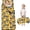 Boston Terrier Orange Pattern, variant on German Shepherd and Floral Blue Kids Nap Mat, All-in-One Nap Pad with Handle & Fastening Straps, Easy Roll Up Gifts for Birthday Holiday,50"x20"