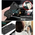 thumbnail image 5 of for Samsung Galaxy Z Flip 3 Case Slide Camera Lens Cover Kickstand,Ring Holder Z Flip 3 Cases for Women Men Slim Hybrid Hard Heavy Duty Flip3 for Galaxy Z Flip 3 5G Phone Case 2021 (Black), 5 of 18