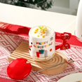 thumbnail image 6 of NWOKYZGH Christmas Mug Ceramic Merry Christmas Tree Mug with Spoon and Lid Festive Xmas Gift Cup for Hot Chocolate Coffee Eggnog, Microwave and Dishwasher Safe, 6 of 6