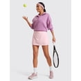 thumbnail image 3 of Falda CRZ YOGA Mini Skort de Golf de Cintura Alta Rosa M, 3 of 5