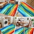 thumbnail image 6 of Area Rug 48×72in, Colorful Marble Rainbow Wave Floor Carpet Living Room Rug, Abstract Geometric Modern Art Non-Slip Welcome Mat Indoor Rugs for Bedroom Dining Room, 6 of 9