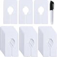 thumbnail image 1 of 30-Pack 1.5x Wider White Closet Dividers for Hanging Clothes, Clothing Size Organizer Set, 1 of 4