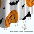 thumbnail image 6 of Halloween Pumpkins Bats and Stars Shower Curtain 72"x72" ,Bathroom Decorative Shower Curtains Set with 12 Hooks,Modern Waterproof Washable Shower Curtain, 6 of 6