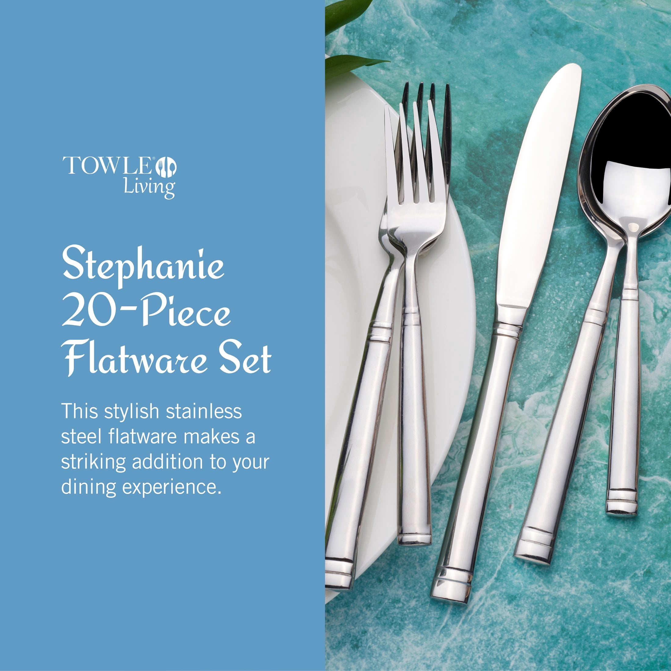 Towle Stephanie 20 Piece Flatware Set