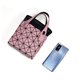 thumbnail image 5 of Bolso pequeño cuadrado para mujer, bolso de mano con forma de triángulo geométrico, mini bolso de mano que combina con todo, moderno, 5 of 5