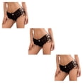 thumbnail image 4 of Minnieouse Pantalones cortos de mezclilla para mujer, ropa de actuación, Mini vaqueros deportivos para fiesta, pantalones casuales de cintura Type1 NO1, 4 of 6