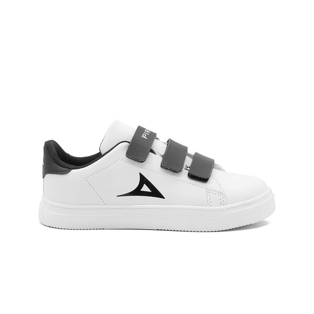 Tenis Urbano Pirma Para Niño Ajuste Contatel Antiderrapante Blanco/Negro blanco 19