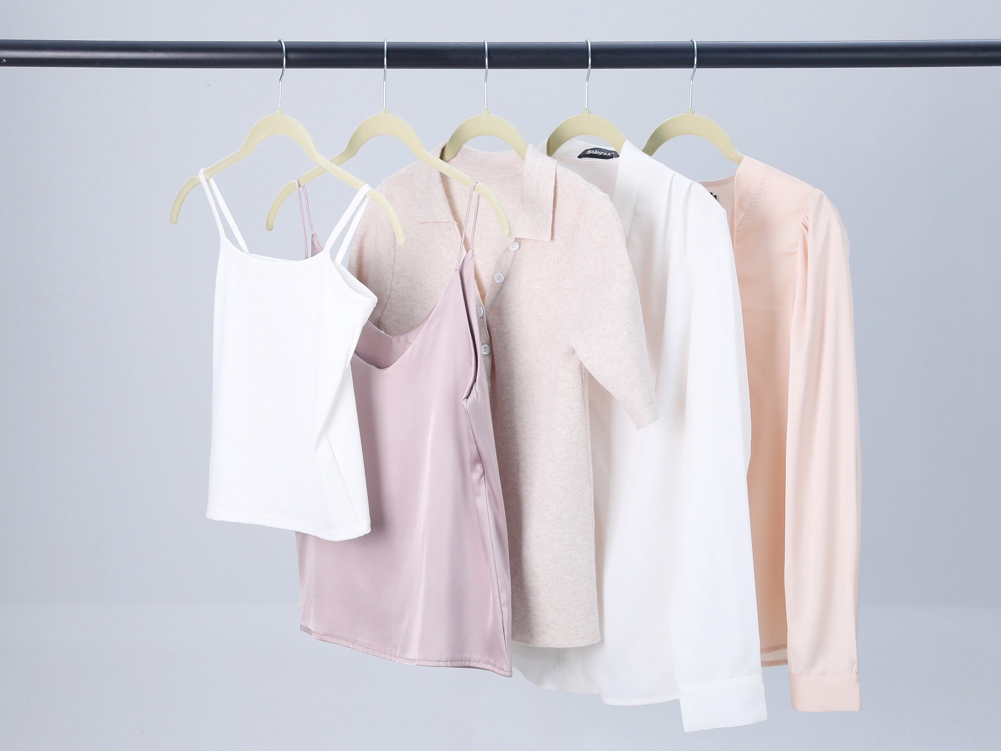 REGALWOVEN 10 Packs Velvet Non-Slip Hangers with Pinch Clips, Durable Space Saving Clothes Hangers for Clothing, Closet, Coats, Pants, or Shirts Khaki