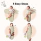 thumbnail image 3 of Paquete de 3 sacos de dormir orgánicos para bebé, mantas para recién nacidos, bebés de 0 a 3 meses, bebés, niñas, niños, saco de dormir suave y cómodo para recién nacidos, mantas para envolver a la gu, 3 of 9