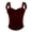 burgundy, variant on Velvet Corset Tank Top for Women, Zipper Bustier with Boning, Slim Fit Shapewear Camisole, Wear to Party, Club, Layering