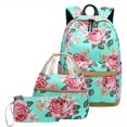 thumbnail image 3 of 3pcs Backpack Lunch Bag And Pen Bag Set, Oxford Cloth Female Middle School Student Schoolbag, Computer Bag Outdoor Backpack, 3 of 5