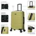 thumbnail image 5 of DUKAP SENSE 24" Hardside Lightweight Checked Luggage with Spinner Wheels, Handle and Trolley, Green, 5 of 9