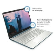HP 15.6 FHD Laptop, AMD Ryzen 5 5500U, 8GB RAM, 256GB SSD, Spruce Blue, Windows 11 Home