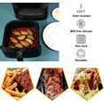 thumbnail image 3 of Reusable Silicone Air Fryer Liners 3 Pack,Easy Clean Air Fryer Accessories, Non Stick,8.5" Square, 3 of 7