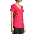 thumbnail image 4 of No Boundaries Juniors Short Sleeve Brushed V-Neck T-Shirt, 4 of 6
