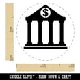 thumbnail image 2 of Bank Finance Money Icon Self-Inking Rubber Stamp Ink Stamper - Blue Ink - Mini 1/2 Inch, 2 of 7