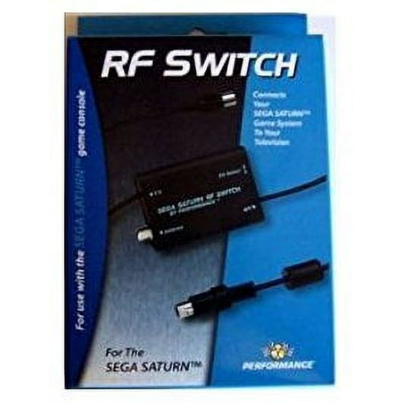 SEGA SATURN SYSTEM IN BOX AUTO RF RFU CABLE TV ADAPTER CORD  PERFORMANCE