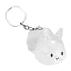thumbnail image 4 of Llavero conmemorativo transparente y portátil para recoger pelo de mascotas lindo conejo, 4 of 9